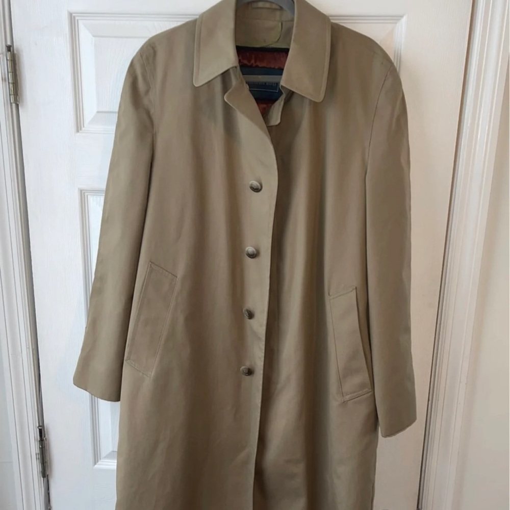 Mens Beige Chistopher Hayes Trench Coat